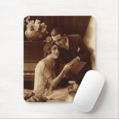 Romantische muziek, liefde en Romance Lovers Muismat (Met muis)