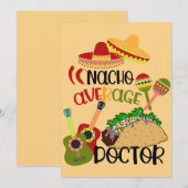 Romantische Nacho Je Gemiddelde Pun Dokter Grappig Feestdagenkaart (Voorkant / Achterkant)