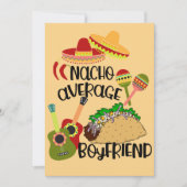 Romantische Nacho Je Gewone Vriendje Kaart (Voorkant)