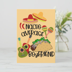 Romantische Nacho Je Gewone Vriendje Kaart