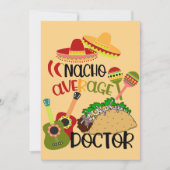 Romantische Nacho Uw Gemiddelde Puns Dokter Grappi Feestdagenkaart (Voorkant)