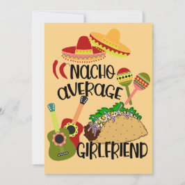 Romantische Nacho Uw gemiddelde Vriendin Kaart