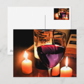 Romantische nacht briefkaart (Voorkant / Achterkant)