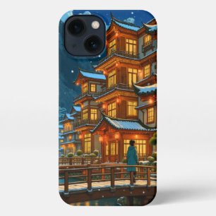 Romantische nacht in een Japanse Ryokan - iPhone C 13 Hoesje
