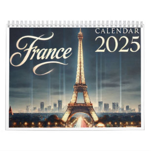 Romantische nacht in Parijs - 2025 Kalender