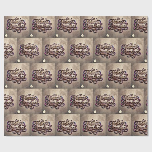 Romantische nachten cadeaupapier (Vlak)