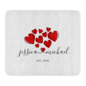 Romantische Namen Verbonden door Gepersonaliseerd Snijplank (Voorkant)