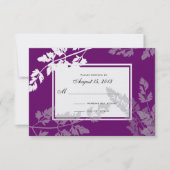 Romantische Natuur / Huwelijksreactie Kaart (Voorkant)