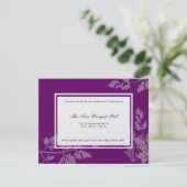 Romantische Natuur Receptie Kaart (Staand voorkant)