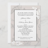 Romantische Natuur zilveren bruiloft Kaart (Voorkant)