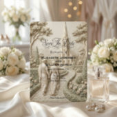 Romantische Neoklassieke Kathedraaltuin Landschap Save The Date