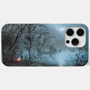 ROMANTISCHE NOCTURNE LANDSCHAP IN BLAUW iPhone 15 PRO MAX HOESJE
