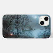 ROMANTISCHE NOCTURNE LANDSCHAP IN BLAUW Case-Mate iPhone CASE (Achterkant (horizontaal))