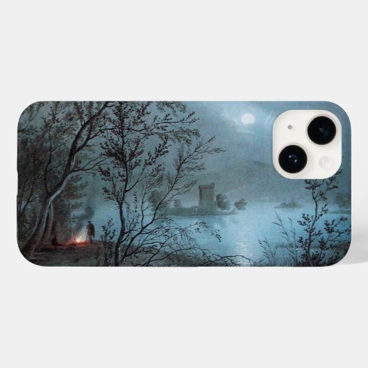 ROMANTISCHE NOCTURNE LANDSCHAP IN BLAUW Case-Mate iPhone CASE (Achterkant (horizontaal))
