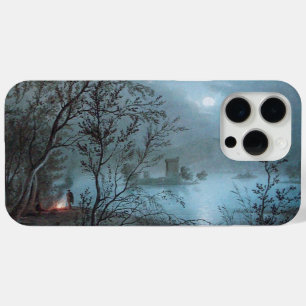 ROMANTISCHE NOCTURNE LANDSCHAP IN BLAUW iPhone 15 PRO MAX HOESJE