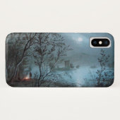 ROMANTISCHE NOCTURNE LANDSCHAP IN BLAUW Case-Mate iPhone CASE (Achterkant (horizontaal))