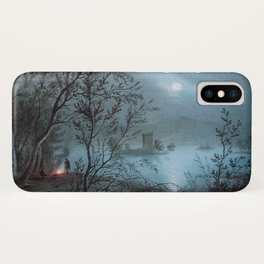 ROMANTISCHE NOCTURNE LANDSCHAP IN BLAUW Case-Mate iPhone CASE (Achterkant (horizontaal))