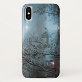 ROMANTISCHE NOCTURNE LANDSCHAP IN BLAUW Case-Mate iPhone CASE (Achterkant)