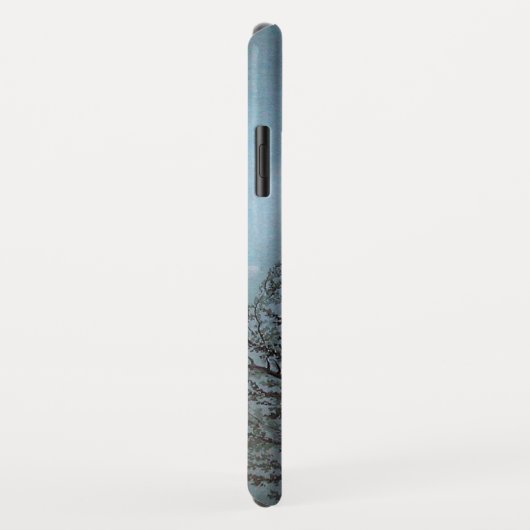 ROMANTISCHE NOCTURNE LANDSCHAP IN BLAUW Case-Mate iPhone CASE (Achterkant/rechts)