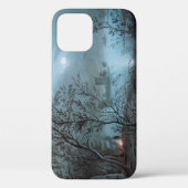 ROMANTISCHE NOCTURNE LANDSCHAP IN BLAUW Case-Mate iPhone CASE (Achterkant)
