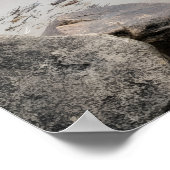 Romantische Oceaankust Foto Jubileum Bruiloft Poster (Hoek)