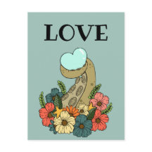Romantische Octopus Liefde Kaart