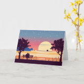 Romantische onderzeese kaart (Gele Bloem)