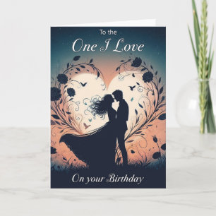Romantische 'One I Love' Verjaardag Kaart