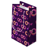 Romantische oneindigheid en hart klein cadeauzakje (Achterkant Gekanteld)