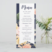 Romantische ontmoeting menu (Staand voorkant)