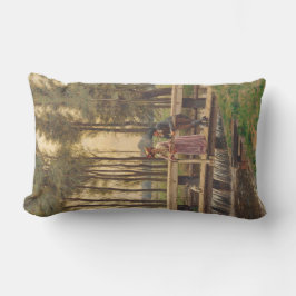 Romantische ontmoetingsplaats (door Edmund Blair L Kussen