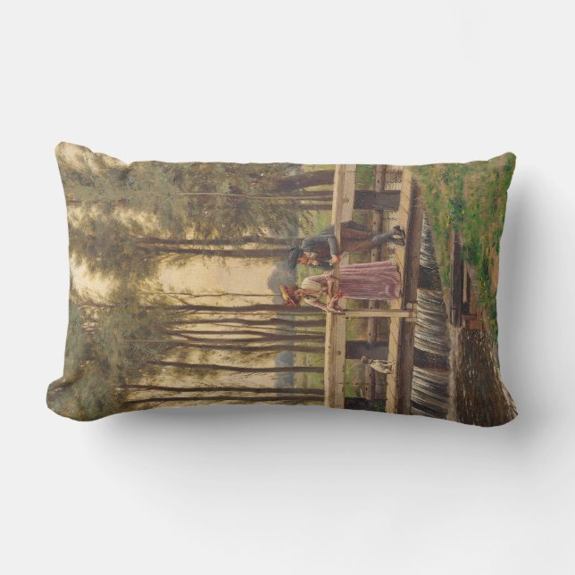 Romantische ontmoetingsplaats (door Edmund Blair L Kussen (Voorkant)