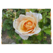 Romantische Oranje Rozen Bloem Fotografie Floral Groot Cadeauzakje (Voorkant)