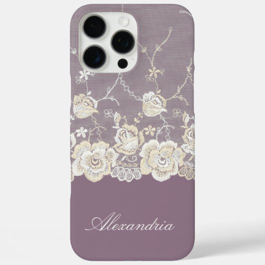 Romantische orchidee Paarse bloem Case-Mate iPhone Case (Achterkant)