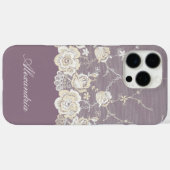 Romantische orchidee Paarse bloem Case-Mate iPhone Case (Achterkant (horizontaal))
