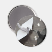 Romantische origami kranen magneet (Voorkant / Achterkant)