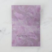 Romantische paarse 33e Bunting vrouw Kaart (Binnen)