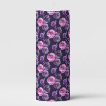 Romantische paarse en roze waterverfrozen bloem