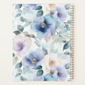 Romantische Paarse Lavendel Blue Cream Bloemen Planner (Achterkant)