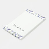 Romantische paarse lavendelbloemen post-it® notes (Schuin)