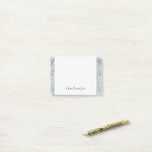 Romantische paarse lavendelbloemen   post-it® notes (Op bureau)