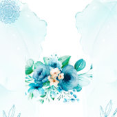 Romantische paarse madeliefje bestemming bruiloft kaart