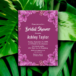 Romantische Paarse Orchidee Rozen Bloemen Vrijgeze Kaart