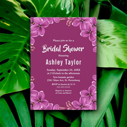 Romantische Paarse Orchidee Rozen Bloemen Vrijgeze Kaart