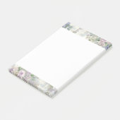 Romantische Paarse Roze Bloemen Post-it® Notes (Schuin)