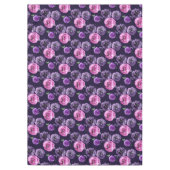 Romantische Paarse & Roze Waterverf Rozen Bloemen Tafelkleed (Voorkant)