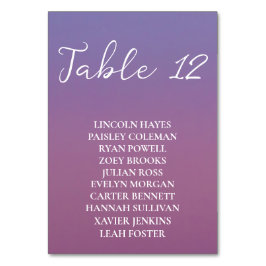 Romantische paarse zonsondergang besneeuwde bergen kaart