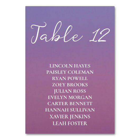 Romantische paarse zonsondergang besneeuwde bergen kaart (Achterkant)