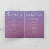 Romantische paarse zonsondergang besneeuwde bergen programma (Binnen)