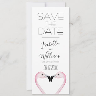 Romantische palm trouwdag 'Save the Date'-uitnodig Save The Date